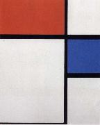 Piet Mondrian Composition NO.ii Composition with Blue and Red oil painting picture wholesale